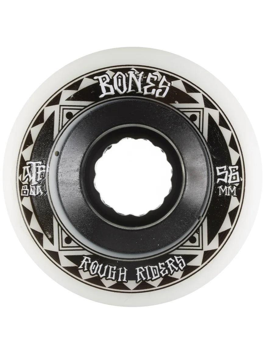 BONES ATF ROUGH RIDER RUNNERS 59MM 80A WHITE (Set of 4)