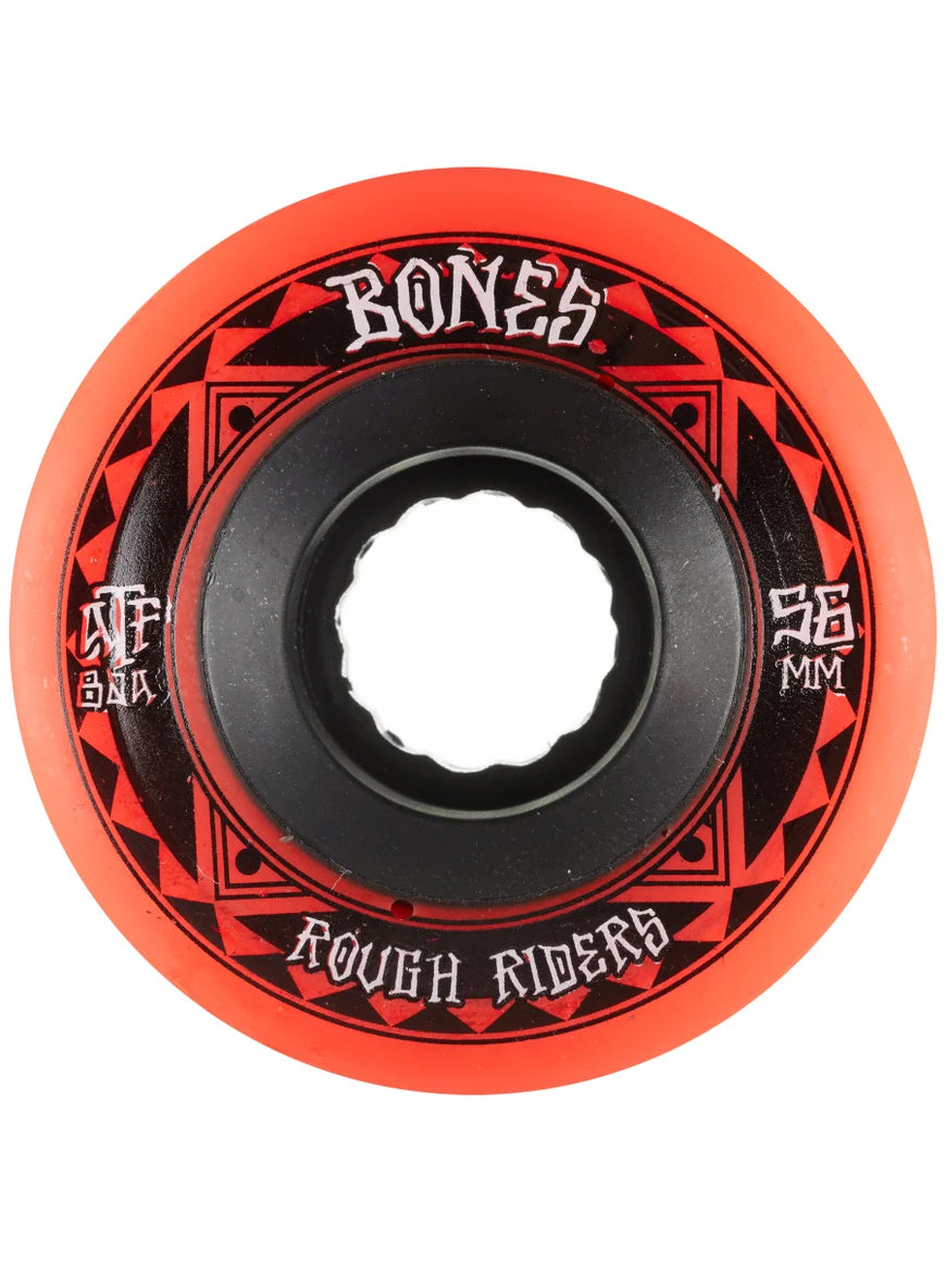 BONES ATF ROUGH RIDER RUNNERS 59MM 80A RED (Set of 4)